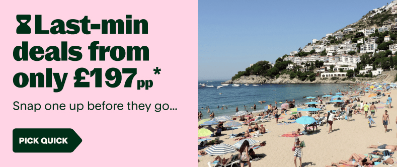Last min from only £197pp*