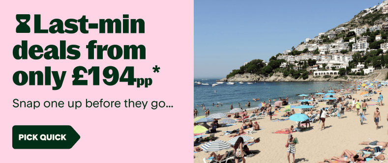 Last min from only £194pp*