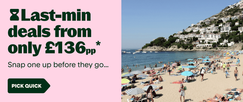 Last min from only £136pp*